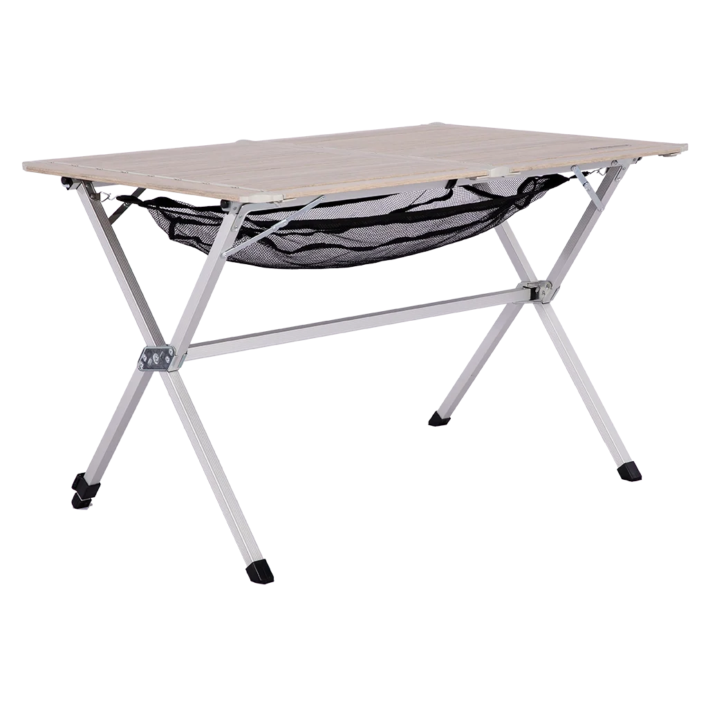 Elite Neagh Light Wood Slatted Table - Motorhome  / Caravan
