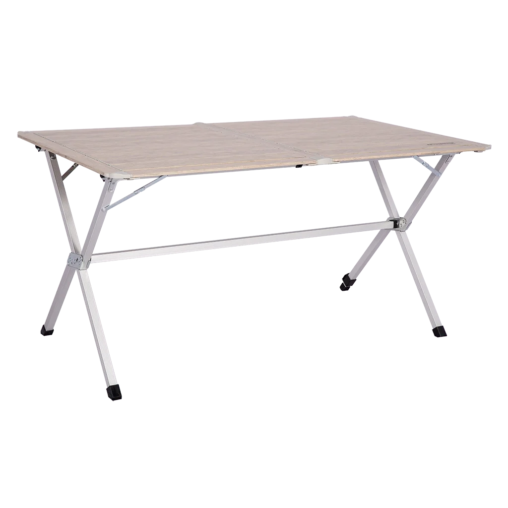 Elite Derwent Light Wood Slatted Table  -Motorhome
