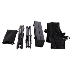 Elite Colliford Black Slatted Table - Motorhome / Caravan