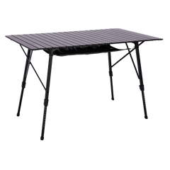 Elite Colliford Black Slatted Table - Motorhome / Caravan