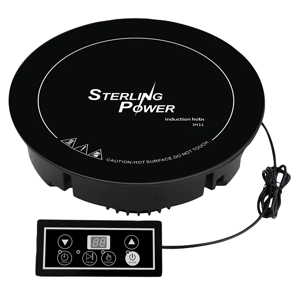 Sterling Caravan / Motorhome Induction Single Hob 1000W Max Lite