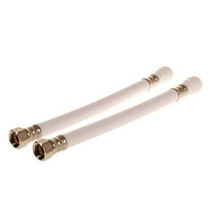 JG Speedfit White Flexi Hose 15mm to 1/2"Pair - WFLX15 15MM X 1/2"