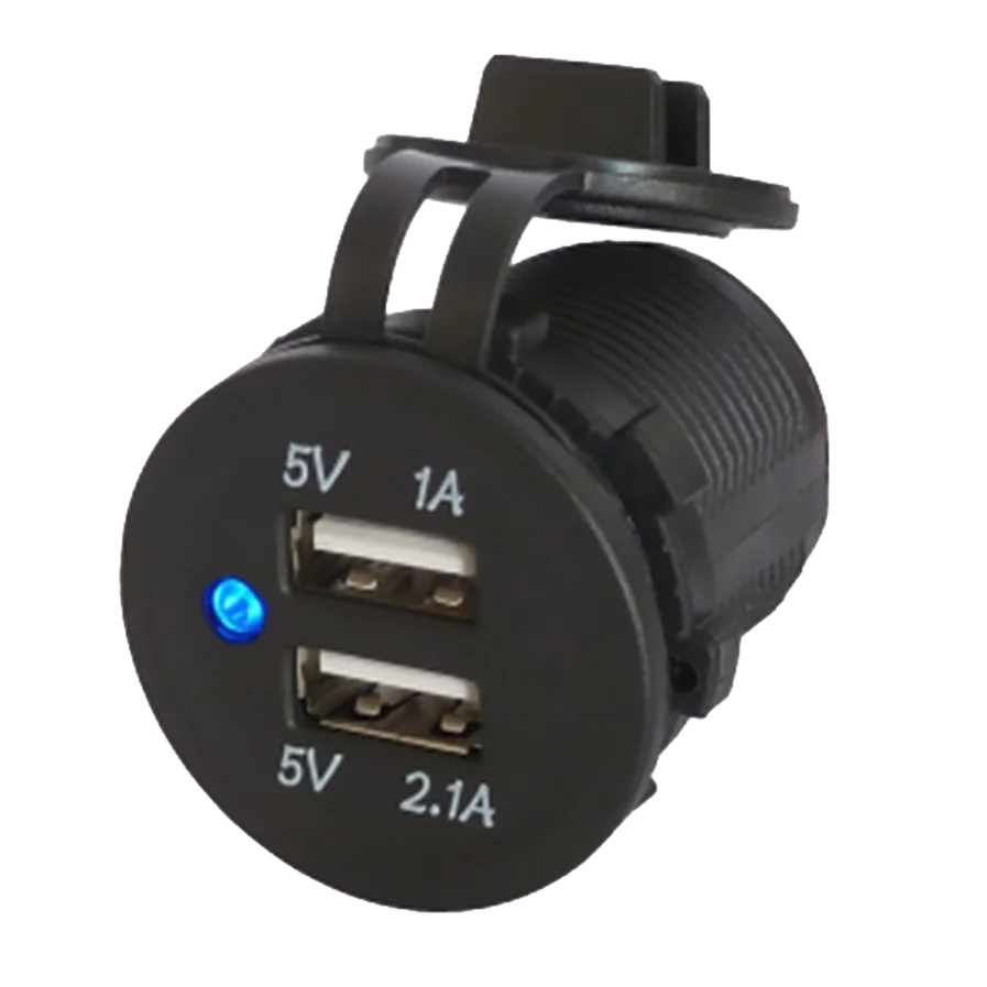 Twin USB Power Socet with flap - Motorhome
