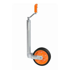 Kartt Ultimate Caravan Jockey Wheel with Turn-Lok (48mm Ribbed Shaft) - KJW4809W