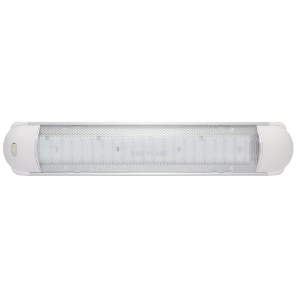 AAA White Strip Light Natural LED (60) with Switch 10-30V - 01808-WH