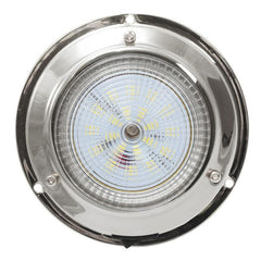 AAA 12V Stainless Dome Light Cool White LED 106mm 3" Dome - 00532-SLD