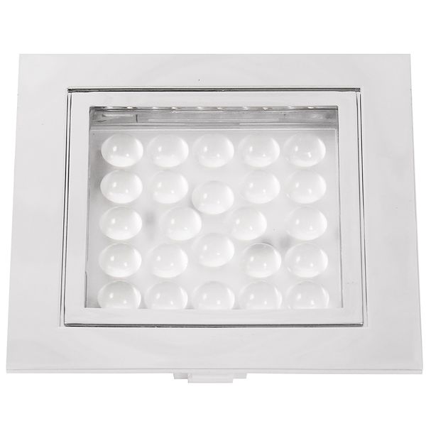 AAA LED Square Downlight Chrome Warm White (Recess Mount) -  09021-W05