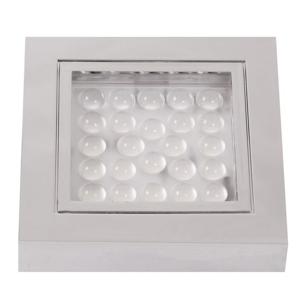 AAA LED Square Downlight Chrome Warm White (Surface Mount) - 09023-W05