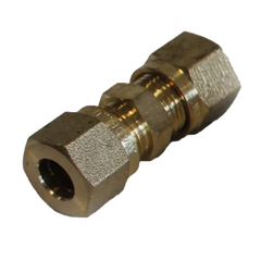 Brass 8MM In Line Equal Coupling - LPG