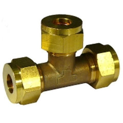 AG Gas 22mm x 15mm x 15mm Unequal Tee - W2302