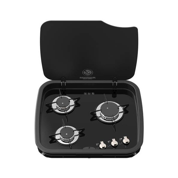 Thetford Topline 169 Series 3 Burner LPG Hob Black - SHB16998-SP