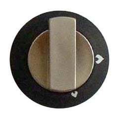 Thetford Hob-Grill Knob Black and Satin SSPA0902.SA for Enigma Cookers