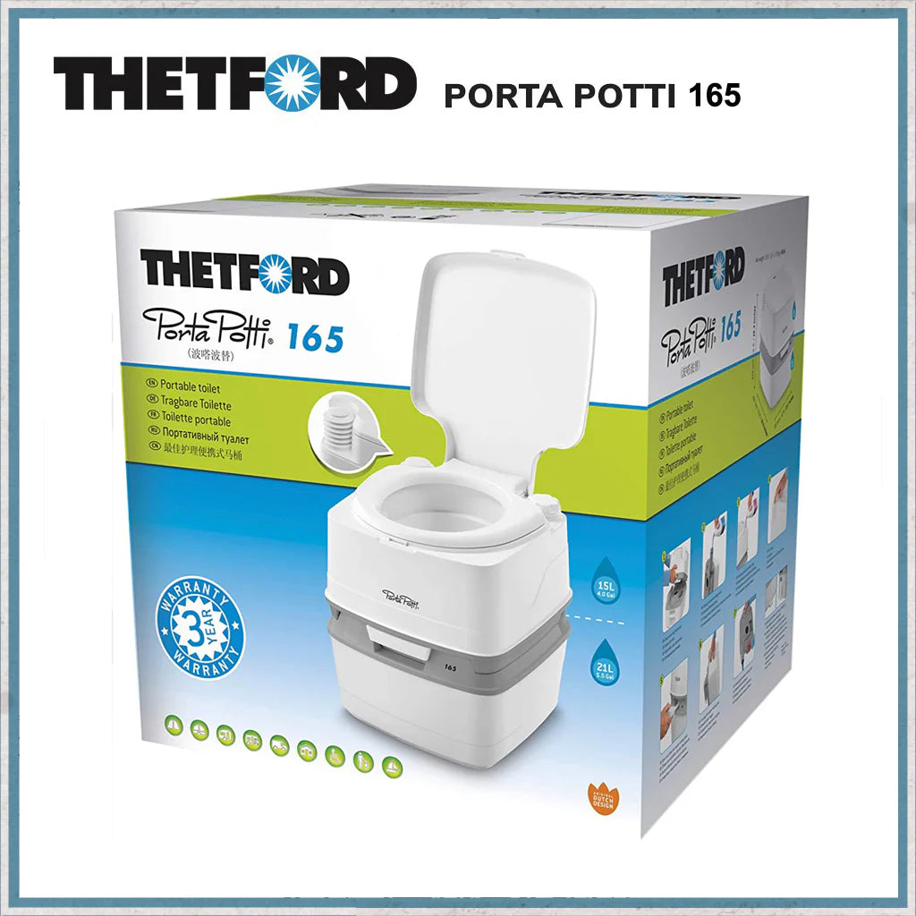 Thetford Porta Potti 165 Cassette Toilet 21L - 92806