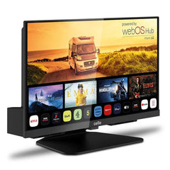 Cello 19" Smart WebOS 12V/230V Traveller TV with Perfect Pitch - C1924WSTRAV