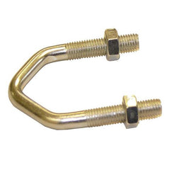 TV Aerial pole clamping U bracket, 1 3/4".