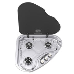 Thetford Series 330 Triangle LPG Hob Left Hand 12V Ignition - SHB33094-SP