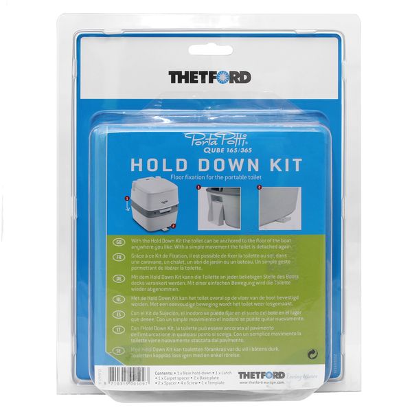 Thetford Porta Potti Hold Down Kit Qube 165 and 365