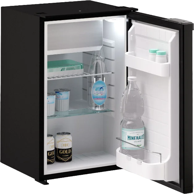 Vitrifrigo 50L Fridge With Ice Box – Black Door