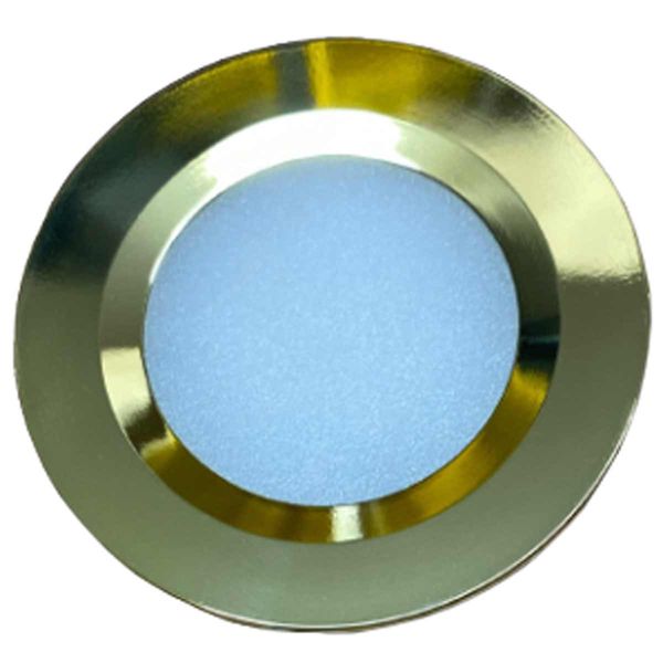 Slim Gold LED Downlight for Recess Mount (Cool White / Touch Dimmable) -  ALGRDCW