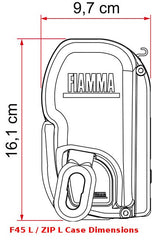Fiamma F45L Awning Rain Caps Pair - 06893A01-