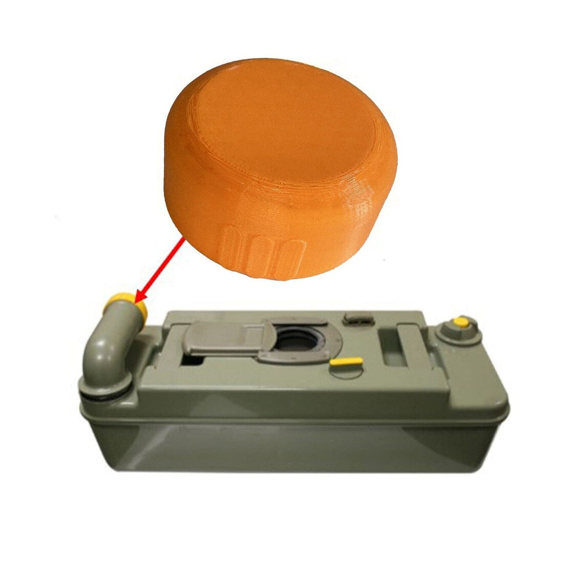 Thetford Waste Tank Dump Cap C2, C3, C4 & C200 - 16384